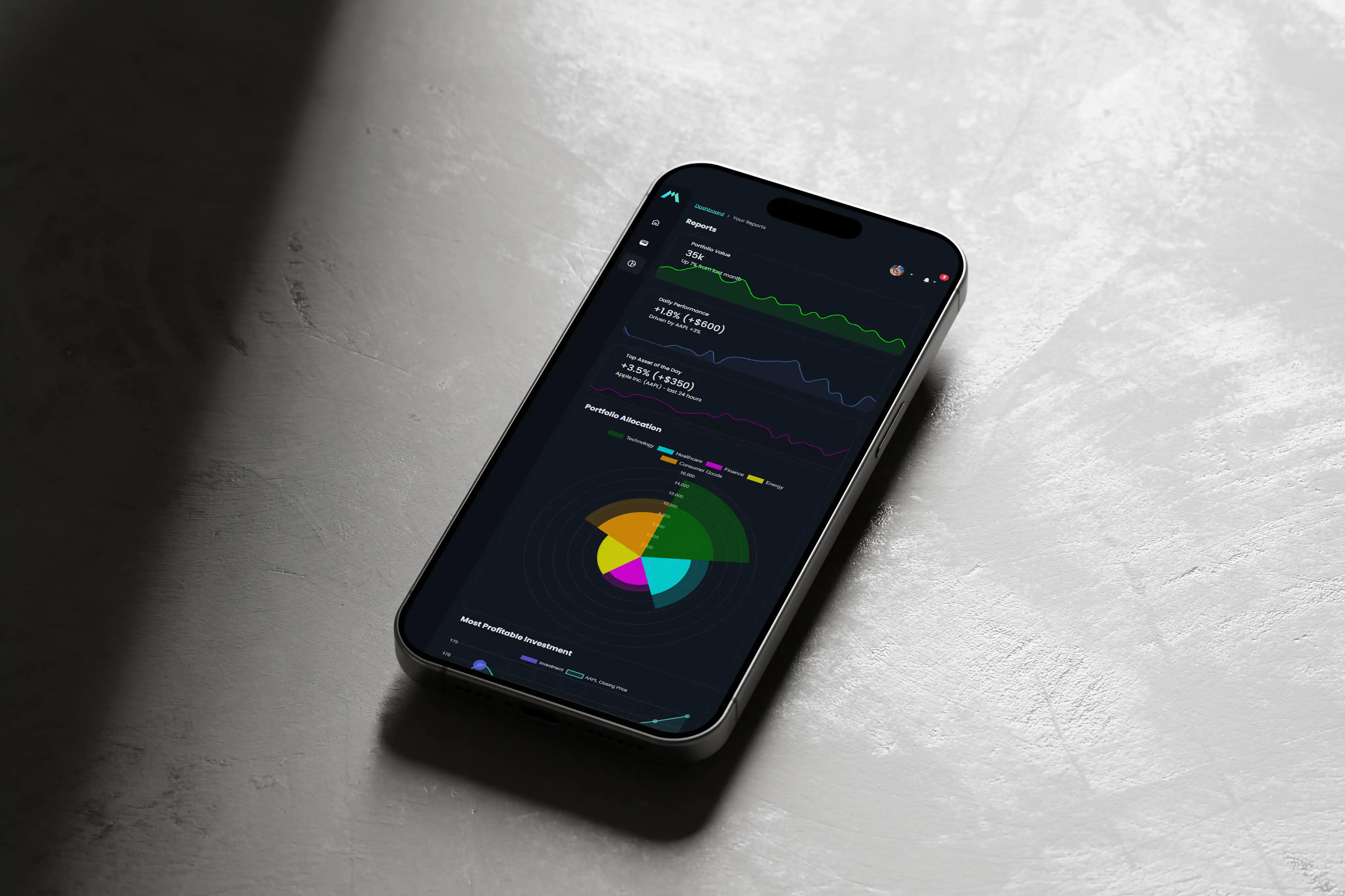 stocks on iphone